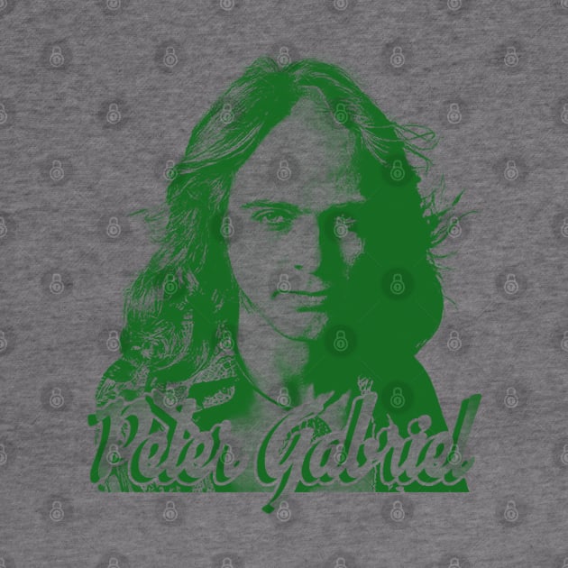 33 peter gabriel - green solid style by Loreatees